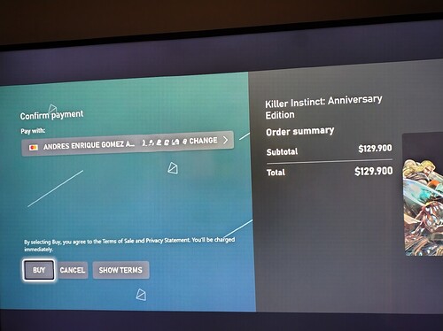 Ki Anniversary asking to buy1